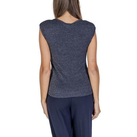 Street One Blue Viscose Tank Top - Hilstor