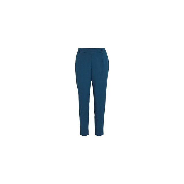 Vila Clothes Blue Polyester Pant - Hilstor