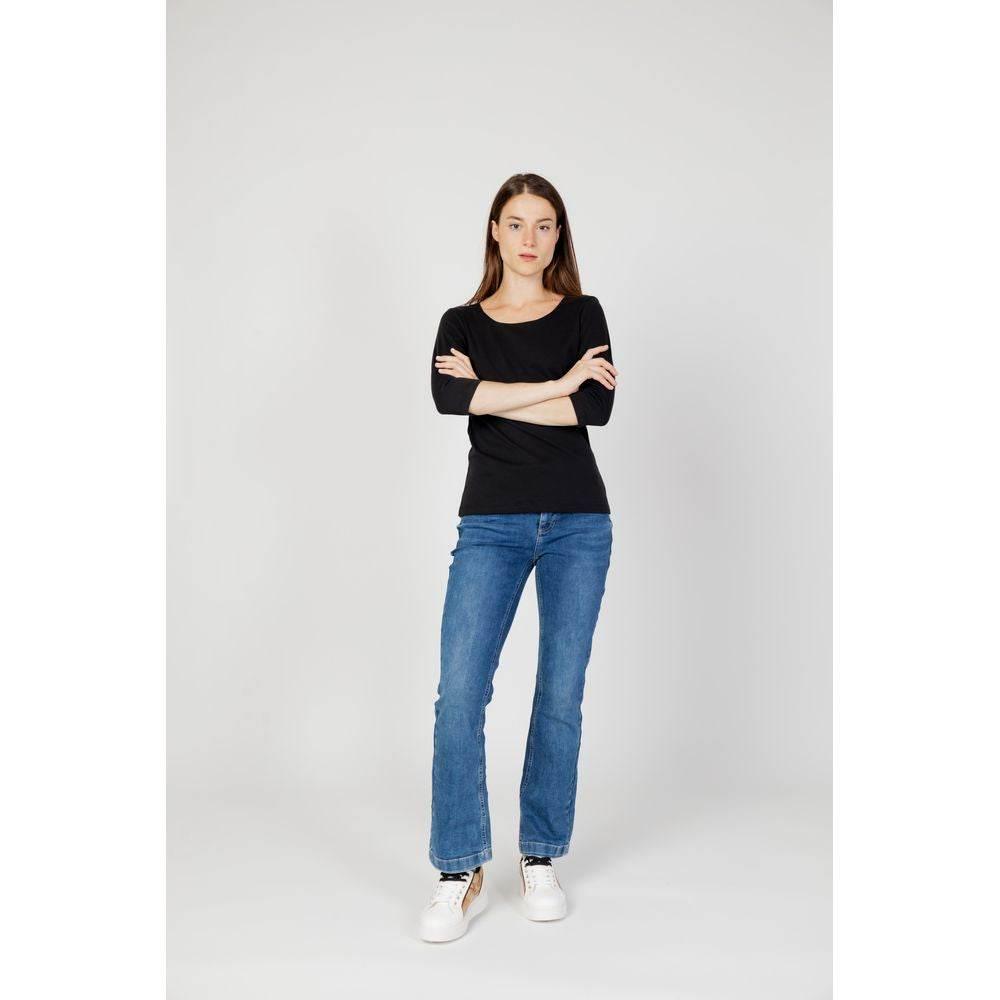 Street One Black Cotton Long Sleeve - Hilstor