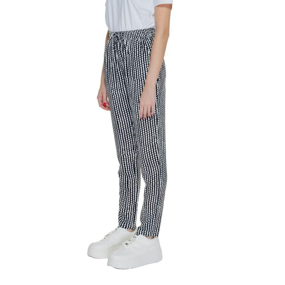 Only Black Viscose Jeans & Pant - Hilstor