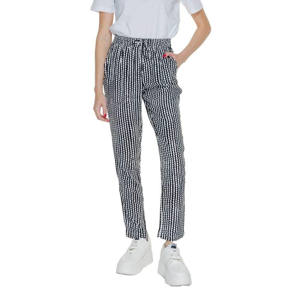 Only Black Viscose Jeans & Pant - Hilstor
