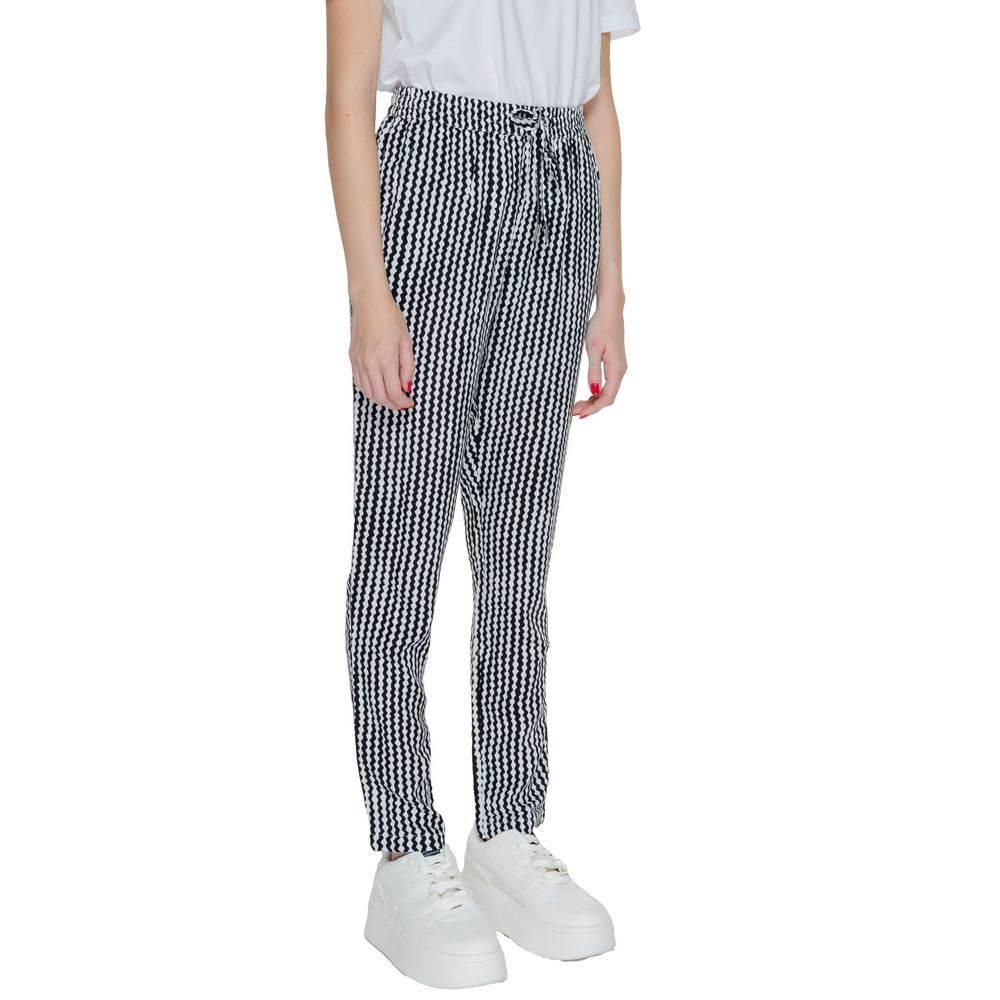 Only Black Viscose Jeans & Pant - Hilstor