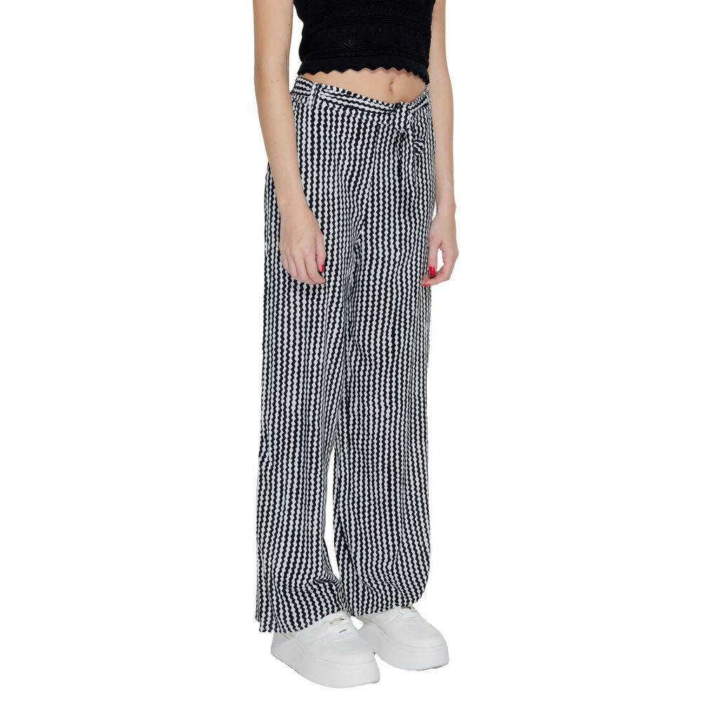 Only Black Viscose Jeans & Pant - Hilstor