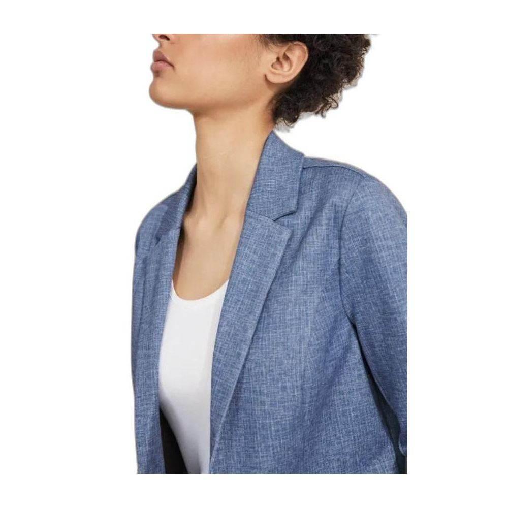 Street One Blue Polyester Suits & Blazer - Hilstor