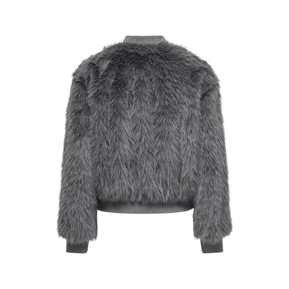 Only Gray Polyester Jackets & Coat - Hilstor