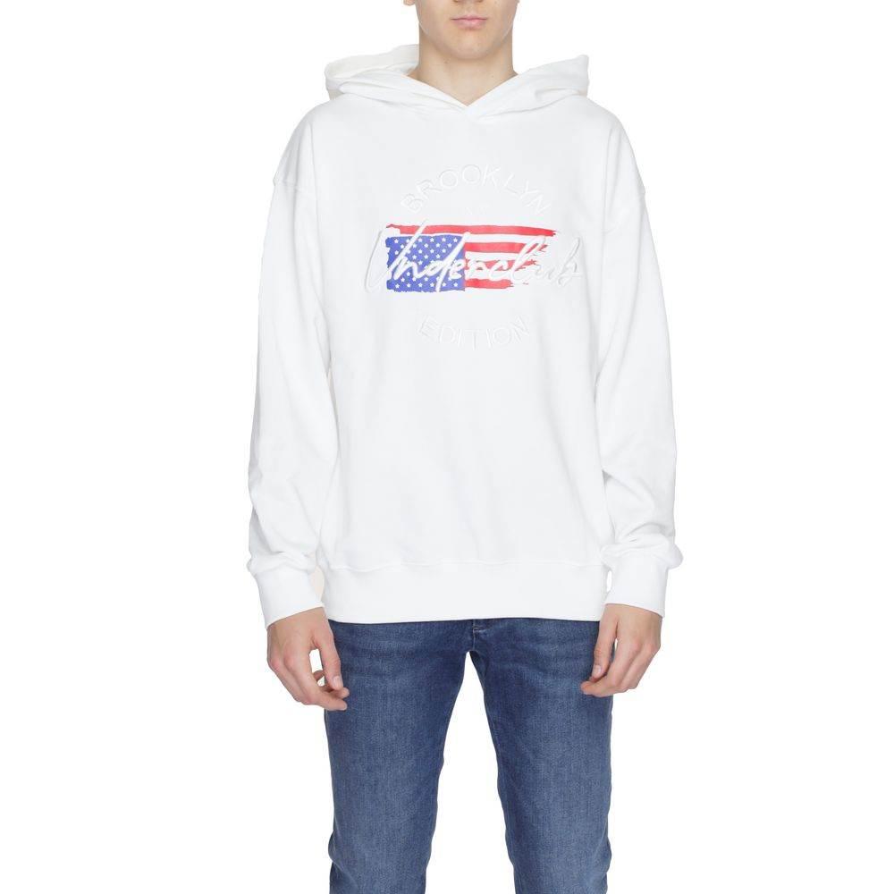 Underclub White Cotton Hoody - Hilstor