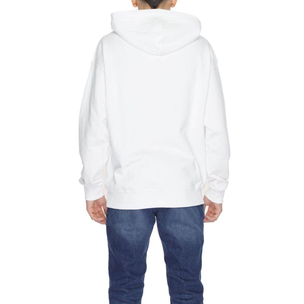 Underclub White Cotton Hoody - Hilstor