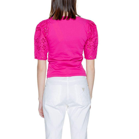 Morgan De Toi Pink Cotton T-Shirt - Hilstor