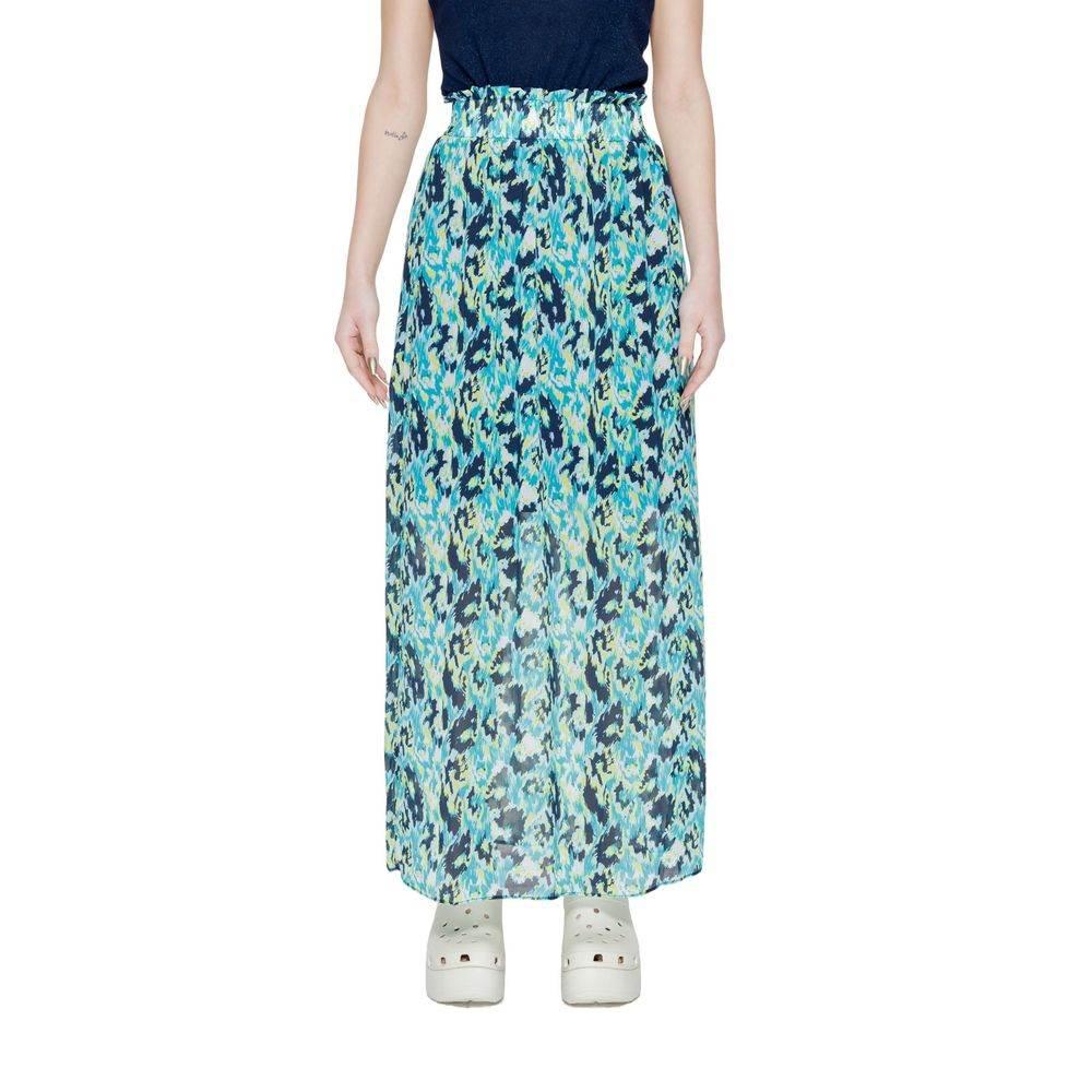 Morgan De Toi Turquoise Polyester Skirt - Hilstor