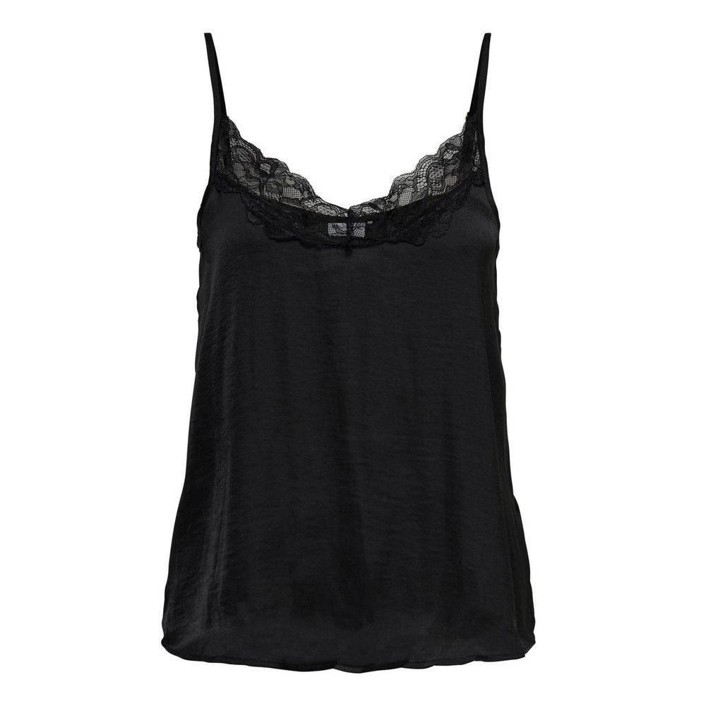 Jacqueline De Yong Black Polyester Tops & T-Shirt - Hilstor