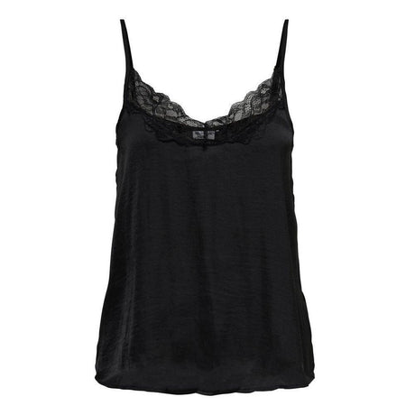 Jacqueline De Yong Black Polyester Tops & T-Shirt - Hilstor