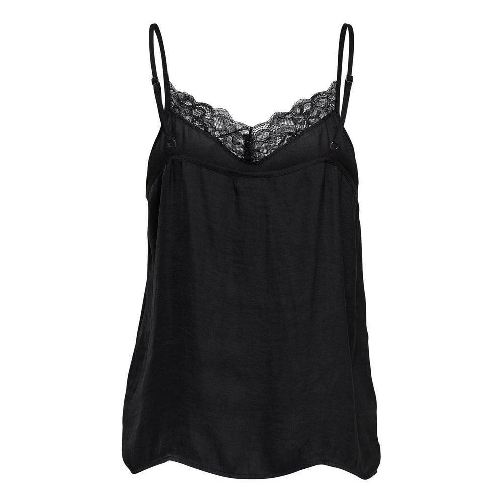 Jacqueline De Yong Black Polyester Tops & T-Shirt - Hilstor
