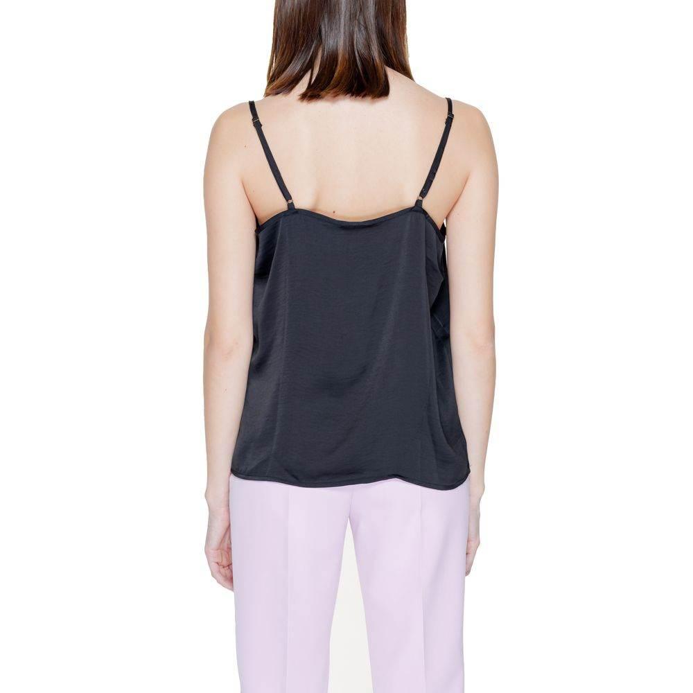 Jacqueline De Yong Black Polyester Tops & T-Shirt - Hilstor