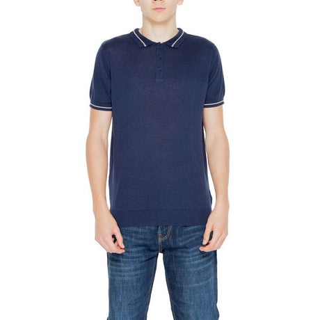Hamaki-Ho Blue Cotton T-Shirt - Hilstor