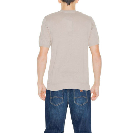 Hamaki-Ho Beige Cotton T-Shirt - Hilstor