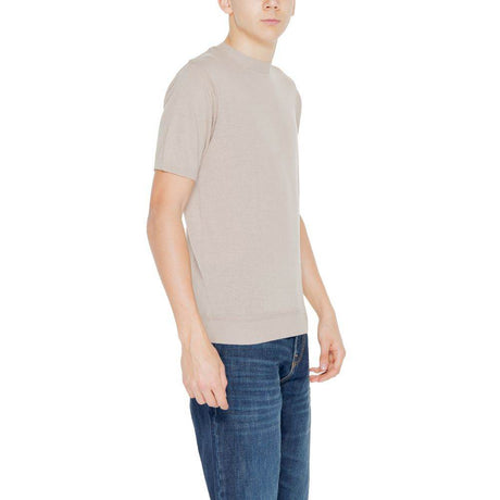 Hamaki-Ho Beige Cotton T-Shirt - Hilstor
