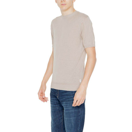 Hamaki-Ho Beige Cotton T-Shirt - Hilstor
