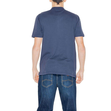 Hamaki-Ho Blue Cotton T-Shirt - Hilstor