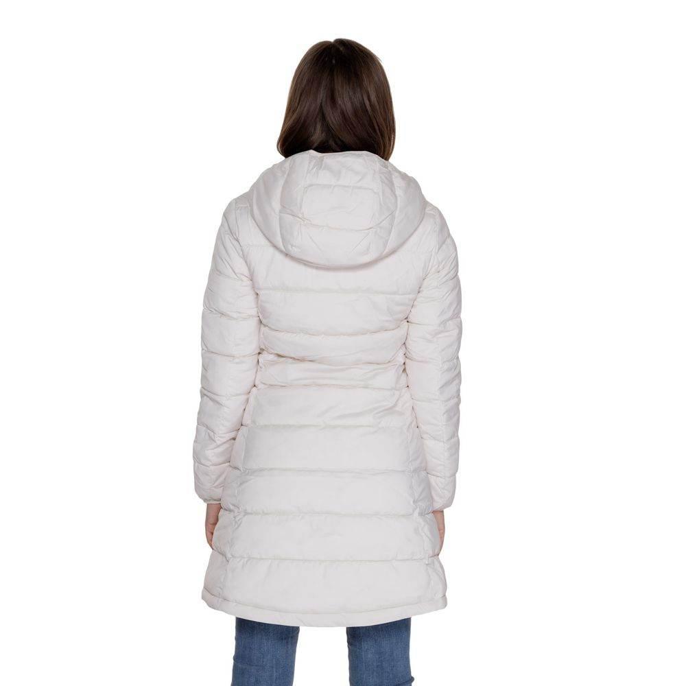 Guess Active White Polyester Jackets & Coat - Hilstor