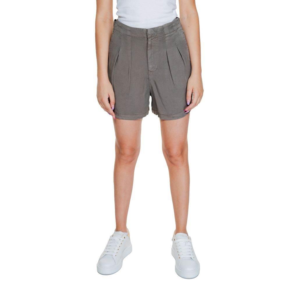 Vero Moda Gray Lyocell Short - Hilstor