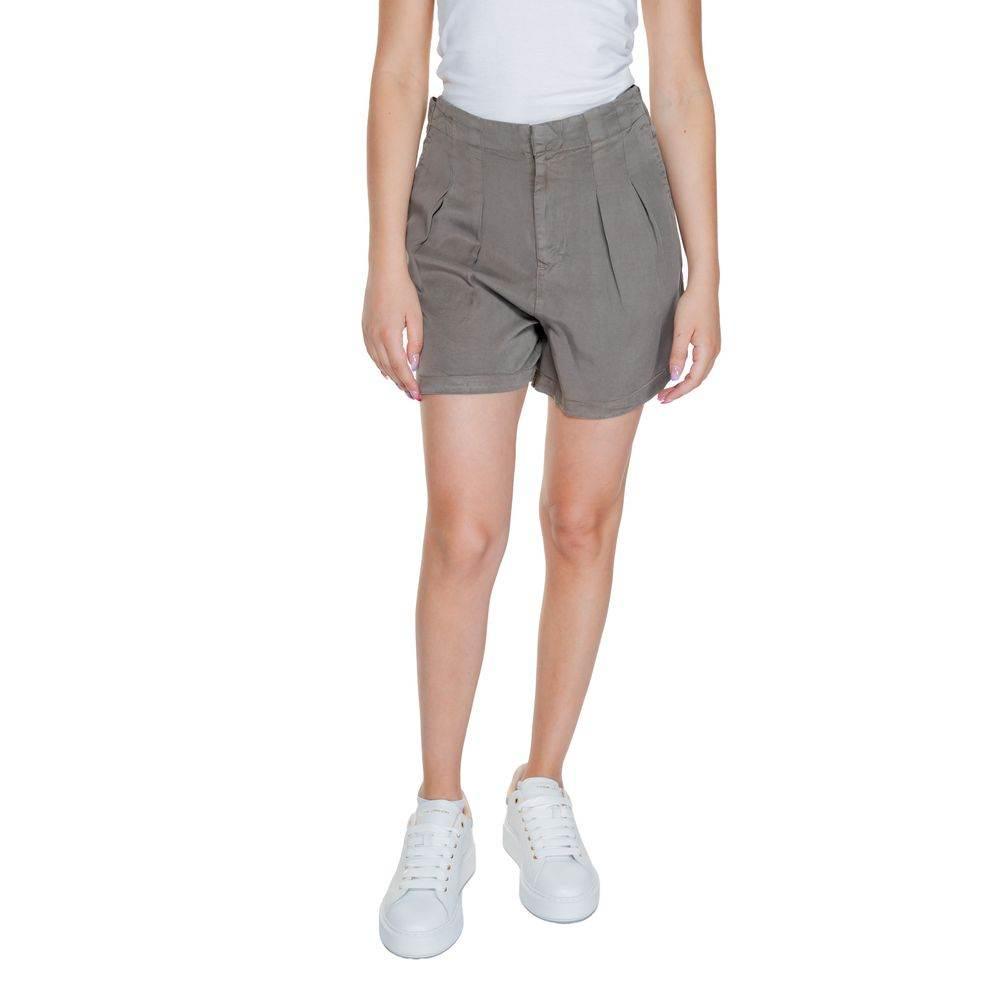 Vero Moda Gray Lyocell Short - Hilstor