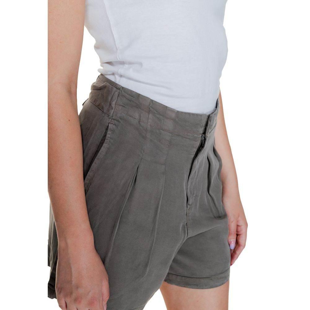 Vero Moda Gray Lyocell Short - Hilstor