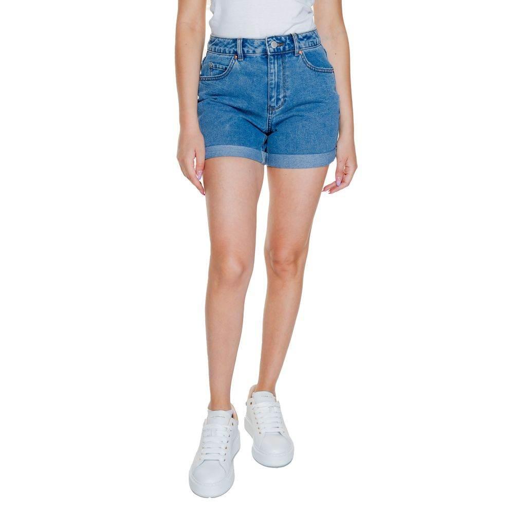 Vero Moda Light Blue Cotton Short - Hilstor