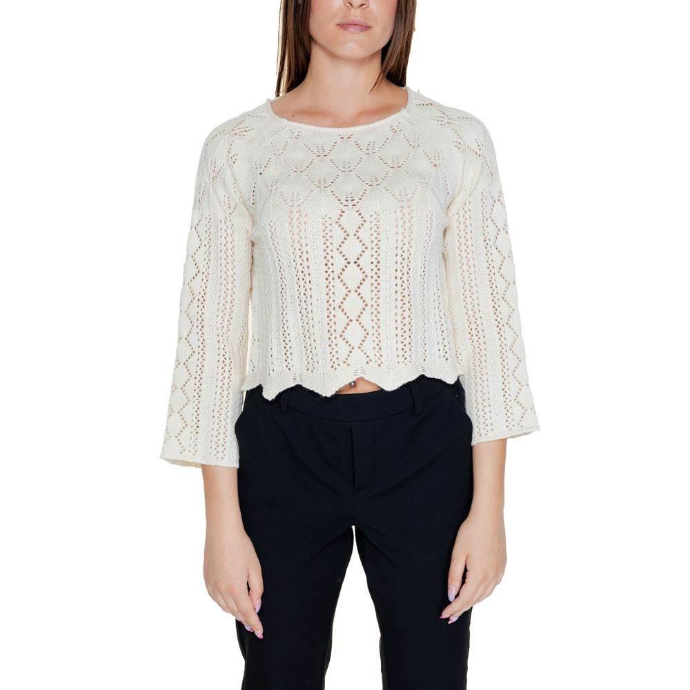 Vero Moda Beige Cotton Tops & T-Shirt - Hilstor