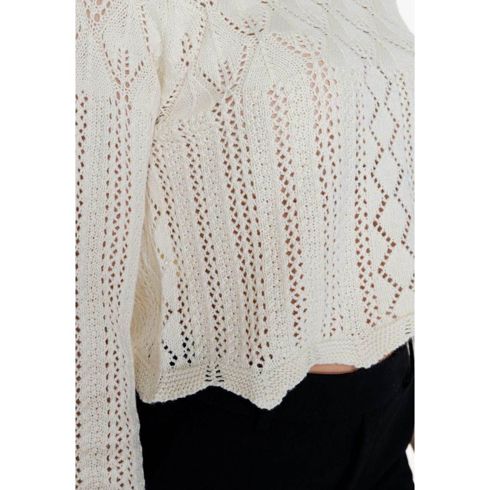 Vero Moda Beige Cotton Tops & T-Shirt - Hilstor