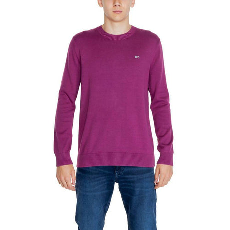 Tommy Hilfiger Jeans Purple Organic Cotton Sweater - Hilstor