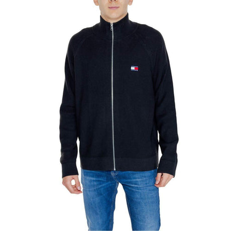 Tommy Hilfiger Jeans Black Cotton Cardigan - Hilstor