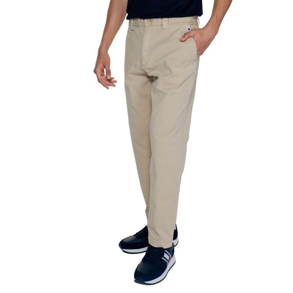 Tommy Hilfiger Jeans Gold Recycled Cotton Pant - Hilstor