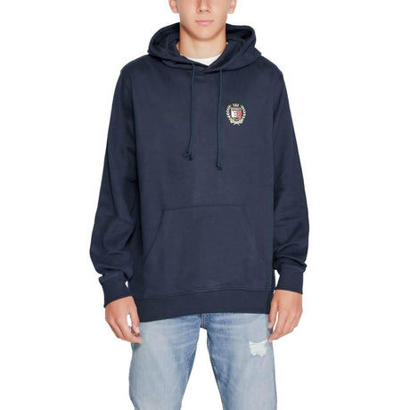 Tommy Hilfiger Jeans Blue Cotton Hoody - Hilstor