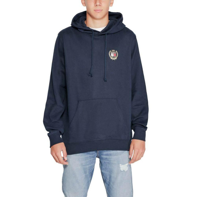 Tommy Hilfiger Jeans Blue Cotton Hoody - Hilstor