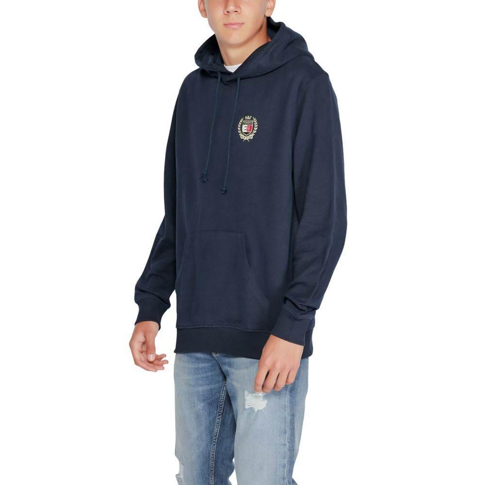 Tommy Hilfiger Jeans Blue Cotton Hoody - Hilstor