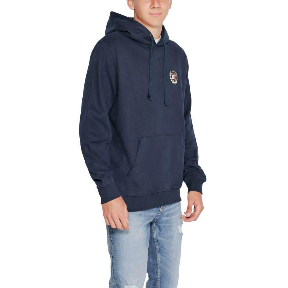 Tommy Hilfiger Jeans Blue Cotton Hoody - Hilstor