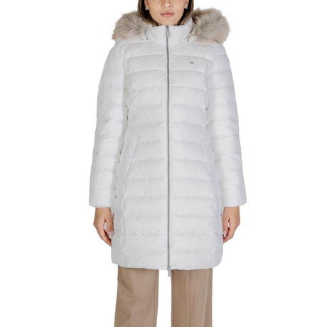 Tommy Hilfiger Jeans White Recycled Polyester Jackets & Coat - Hilstor