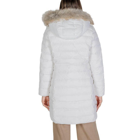 Tommy Hilfiger Jeans White Recycled Polyester Jackets & Coat - Hilstor