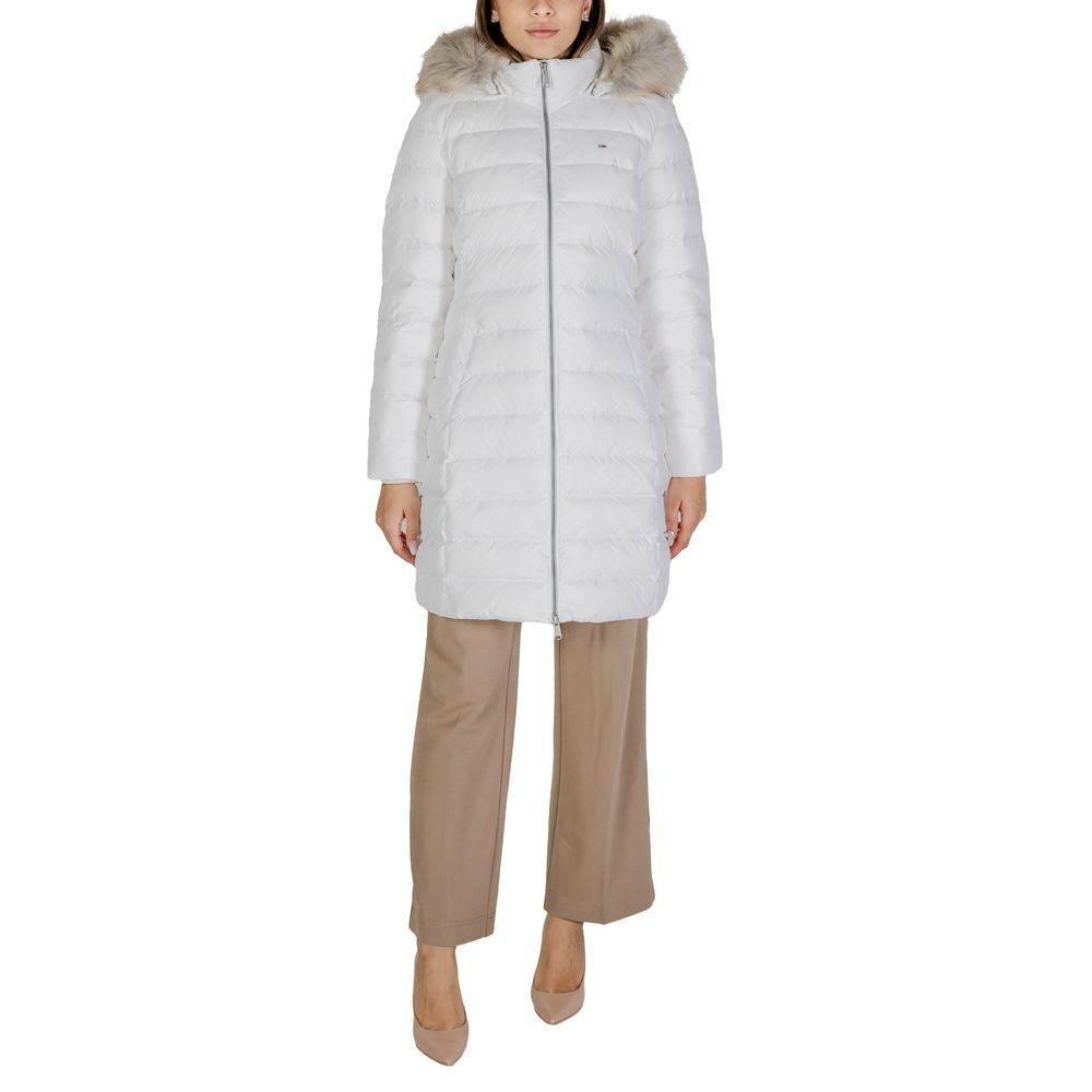 Tommy Hilfiger Jeans White Recycled Polyester Jackets & Coat - Hilstor