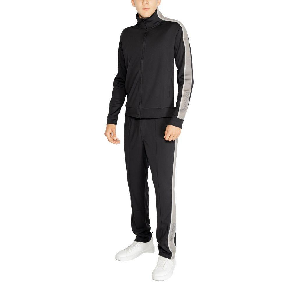 Calvin Klein Sport Black Recycled Polyester Sweater - Hilstor