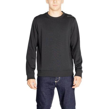 Calvin Klein Sport Black Recycled Polyester Sweater - Hilstor