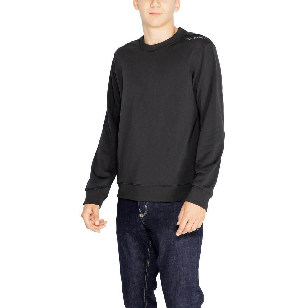 Calvin Klein Sport Black Recycled Polyester Sweater - Hilstor