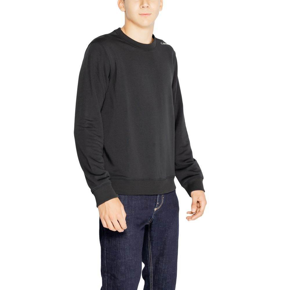 Calvin Klein Sport Black Recycled Polyester Sweater - Hilstor