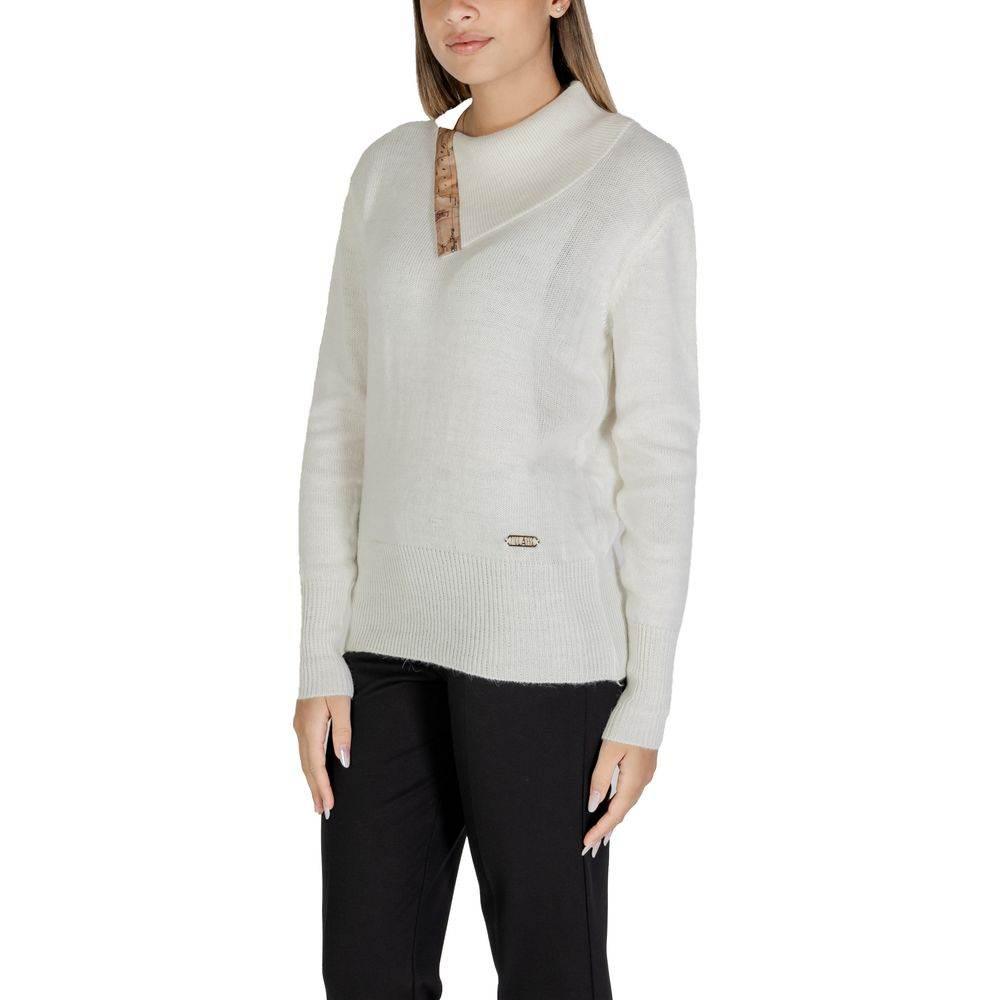 Alviero Martini Prima Classe White Viscose Sweater - Hilstor