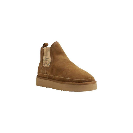 Alviero Martini Prima Classe Beige Leather Boot - Hilstor