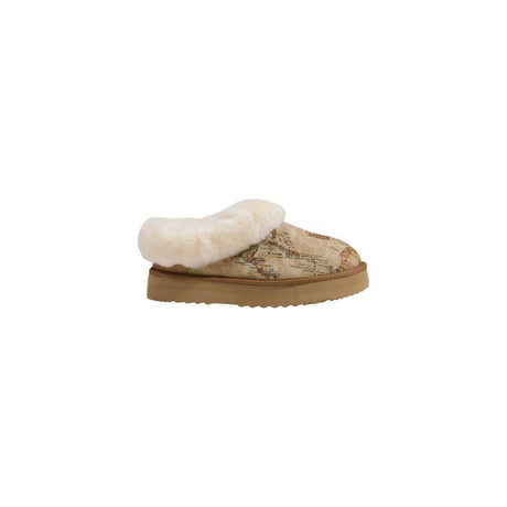 Alviero Martini Prima Classe Beige Fabric Boot - Hilstor