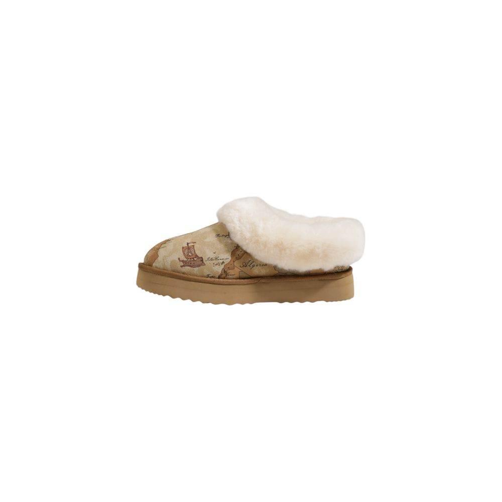 Alviero Martini Prima Classe Beige Fabric Boot - Hilstor