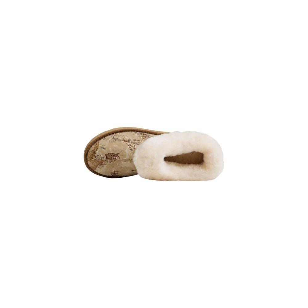 Alviero Martini Prima Classe Beige Fabric Boot - Hilstor