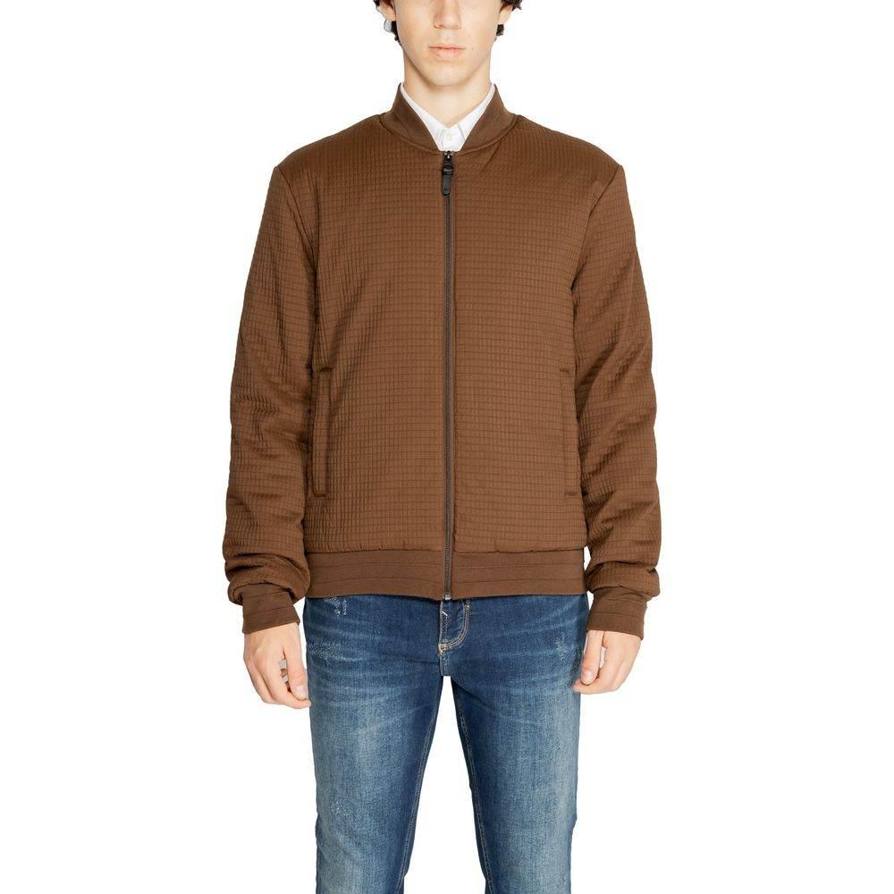 Antony Morato Brown Polyester Jackets & Coat - Hilstor