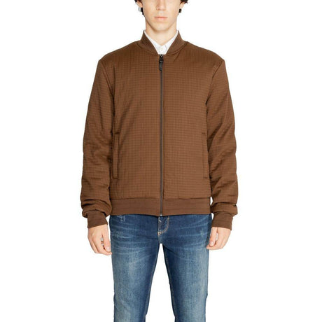 Antony Morato Brown Polyester Jacket - Hilstor